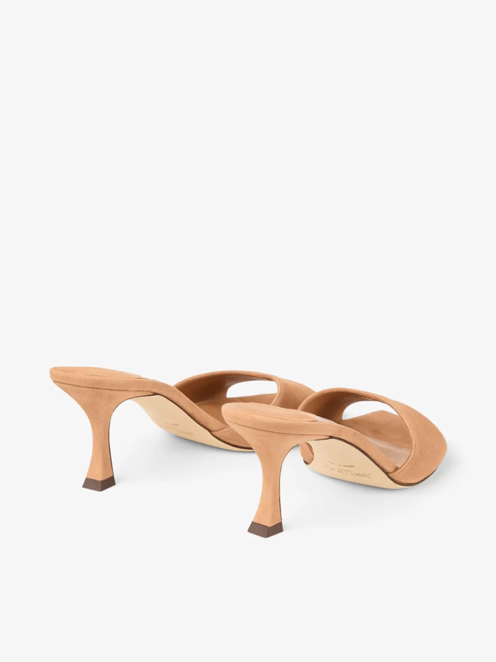 Jimmy Choo Skye 70 Toffee Suede Sandals, another view