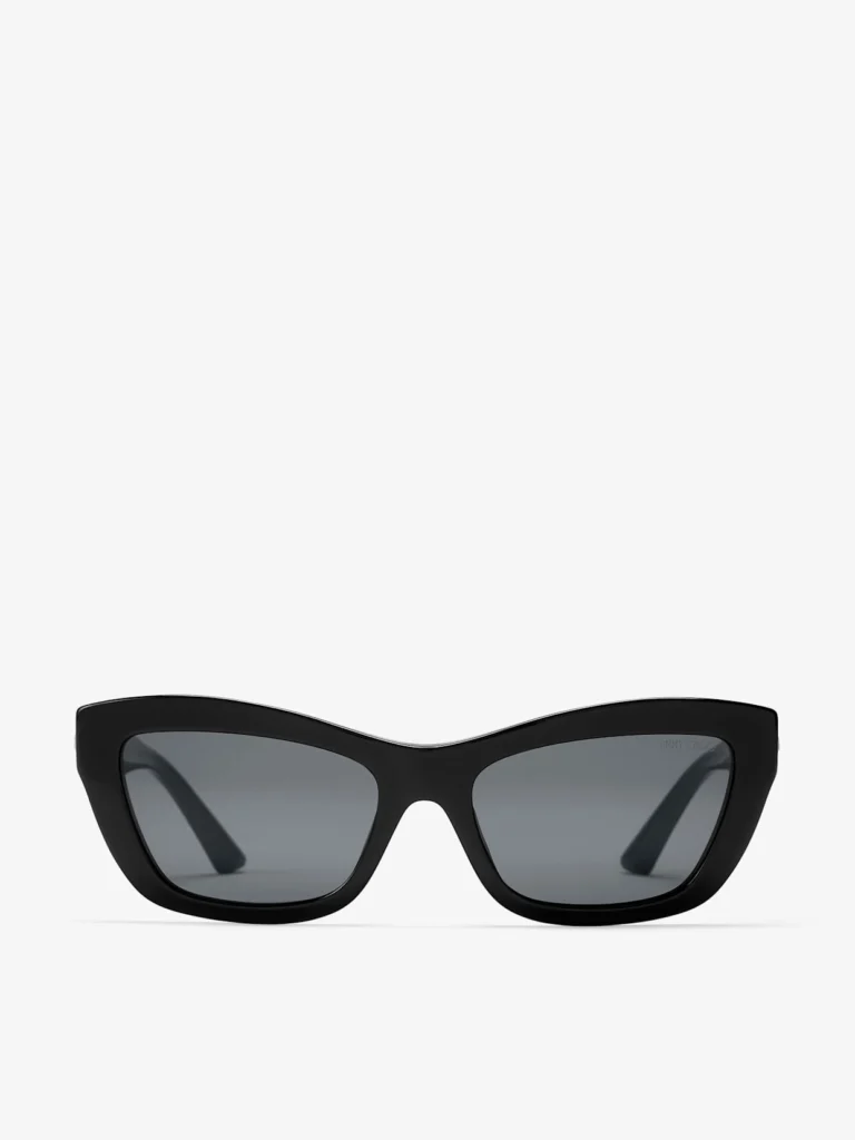 Jimmy Choo Solene Black Havana Cat Eye Sunglasses
