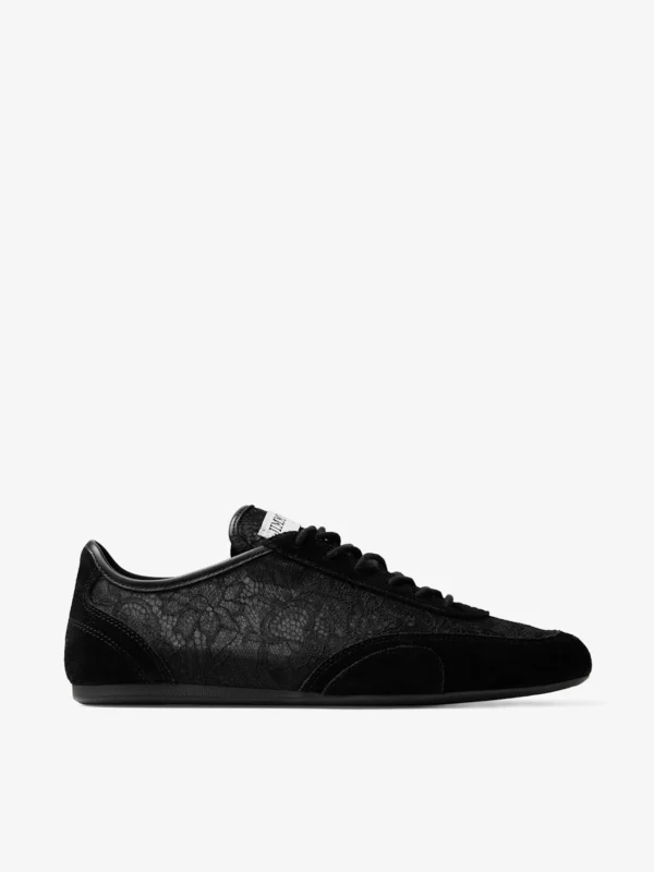 Jimmy Choo Sunny F Black Leather Mix and Jimmy Choo Lace Low Top Trainers