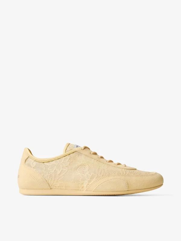 Jimmy Choo Sunny F Corn Leather Mix and Jimmy Choo Lace Low Top Trainers