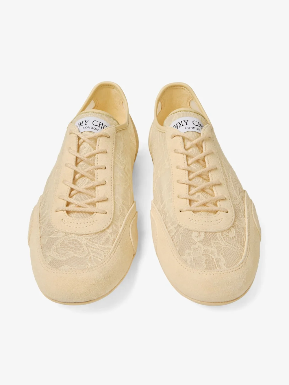 Jimmy Choo Sunny F Corn Leather Mix and Jimmy Choo Lace Low Top Trainers, another view