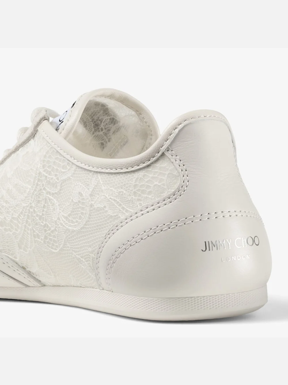 Jimmy Choo Sunny F Latte Leather Mix and Jimmy Choo Lace Low Top Trainers, another view