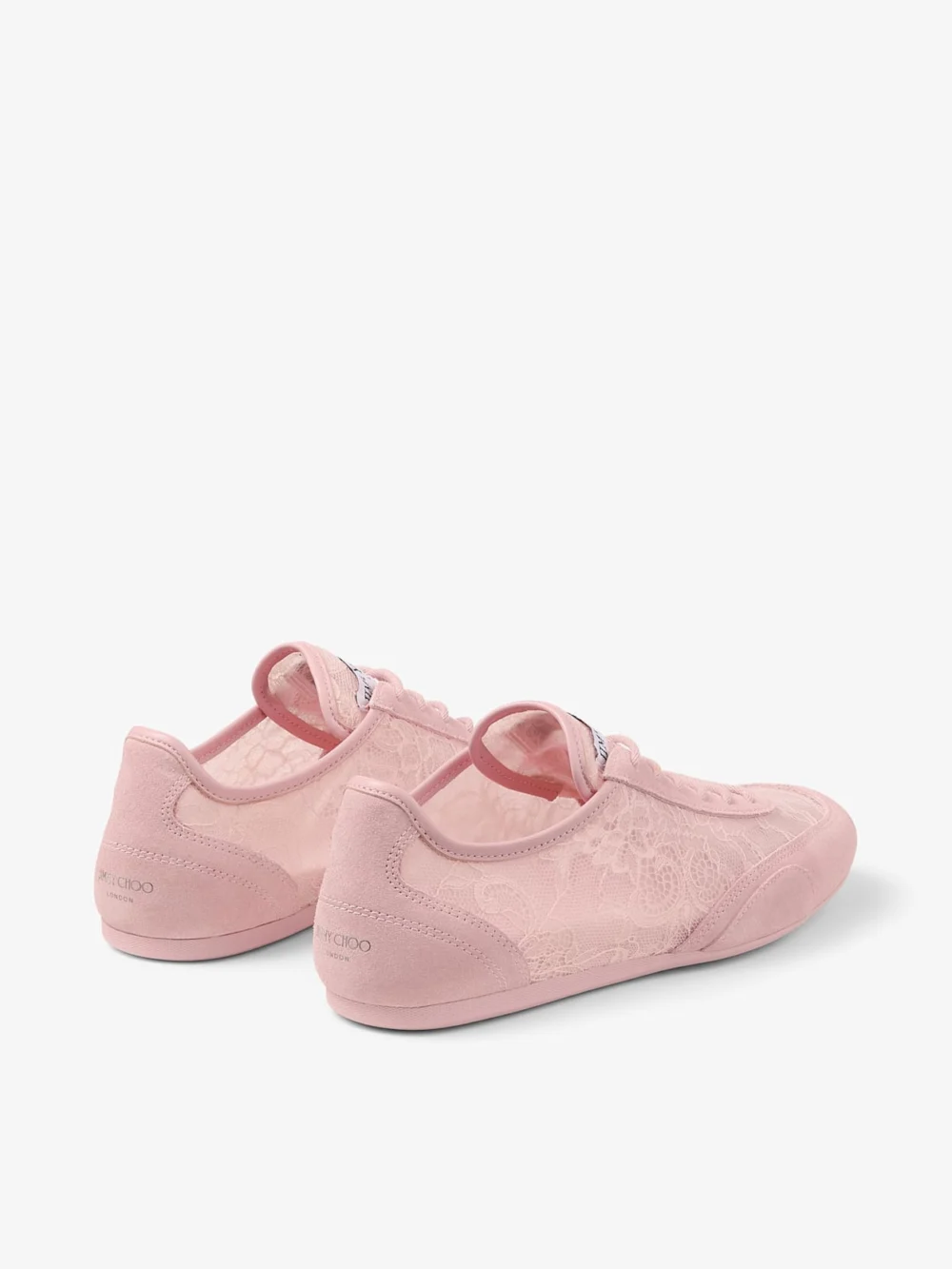 Jimmy Choo Sunny F Rose Leather Mix and Jimmy Choo Lace Low Top Trainers, another view