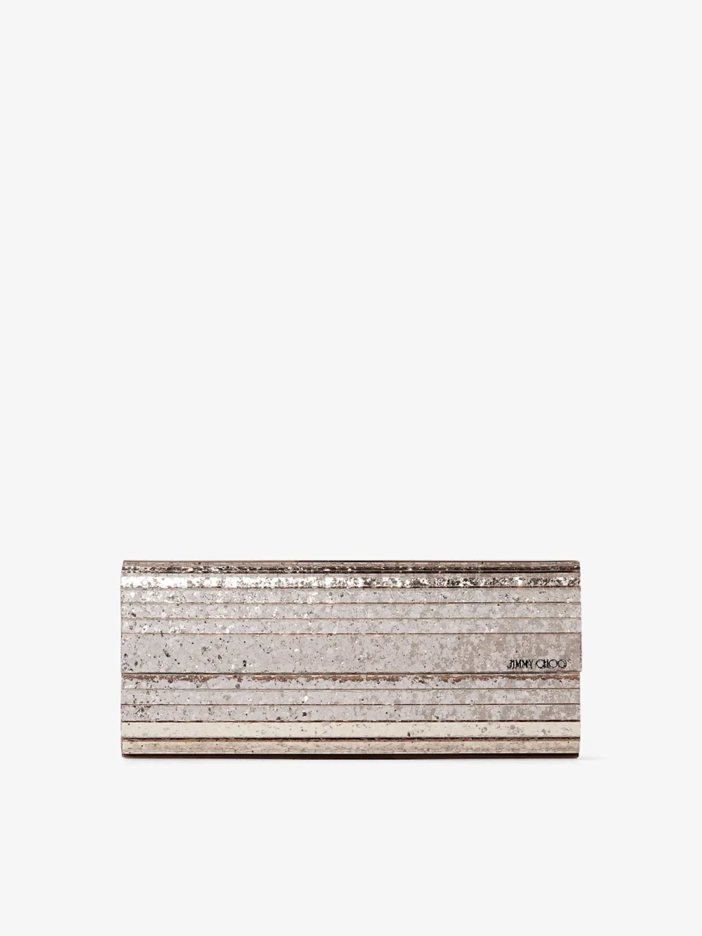Jimmy Choo Sweetie Ballet Pink Shadow Coarse Glitter Acrylic Clutch Bag in ballet pink