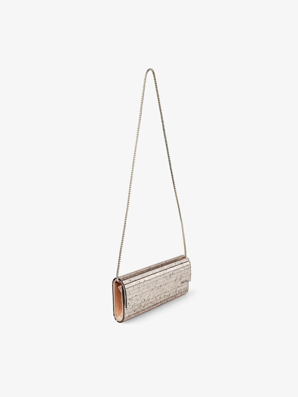 Jimmy Choo Sweetie Ballet Pink Shadow Coarse Glitter Acrylic Clutch Bag, another view
