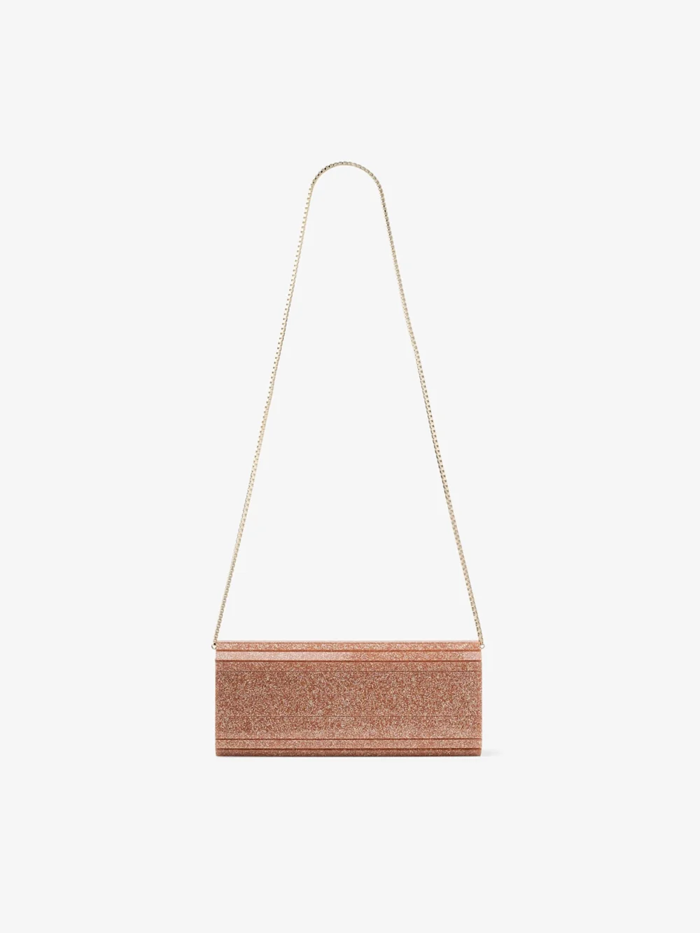Jimmy Choo Sweetie Rose Fine Glitter Acrylic Clutch Bag, another view