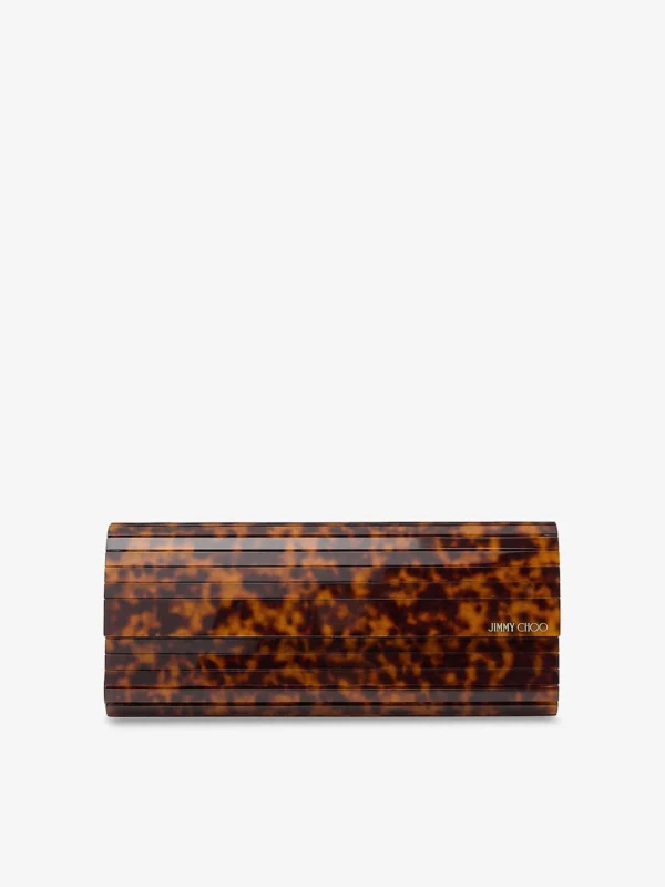 Jimmy Choo Sweetie Tortoiseshell Acrylic Clutch Bag