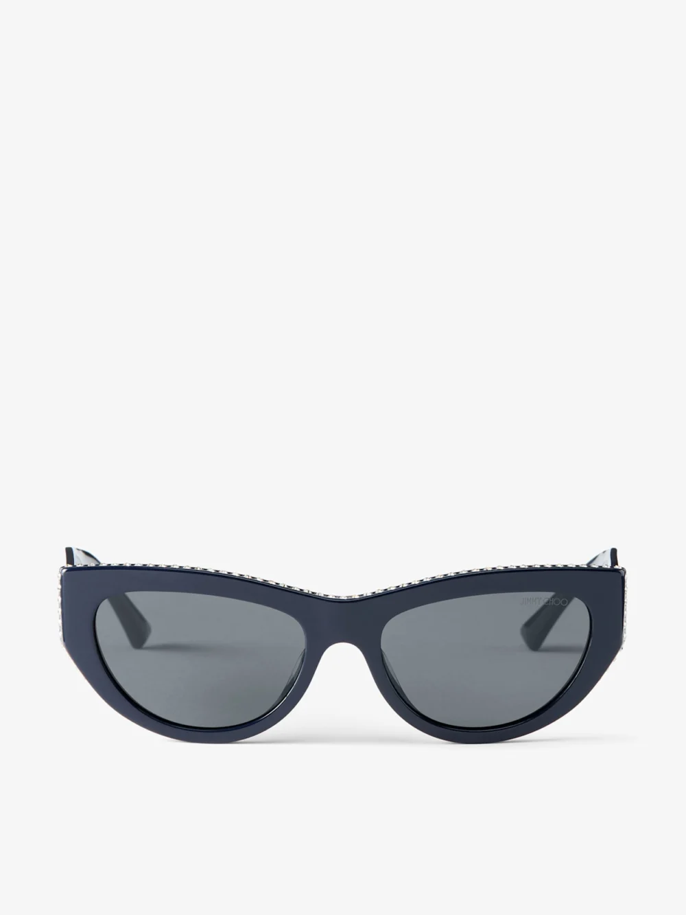 Jimmy Choo Vale Blue Cat Eye Sunglasses in e5016 blue