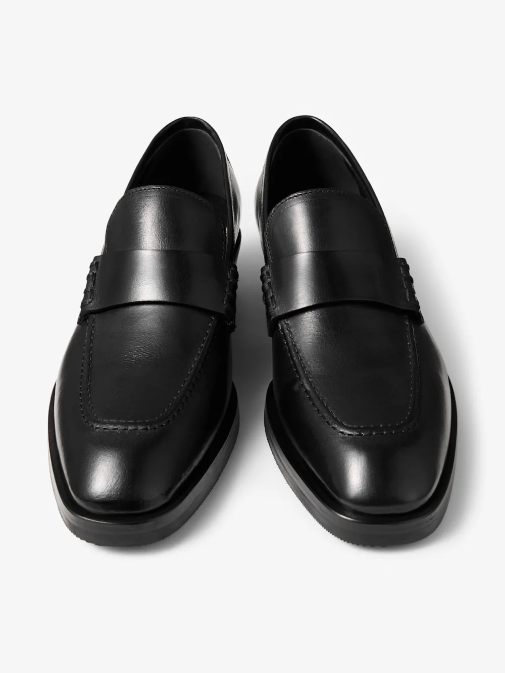 Jimmy Choo Wilder Loafer F Black Buffalo Leather Loafers, another view