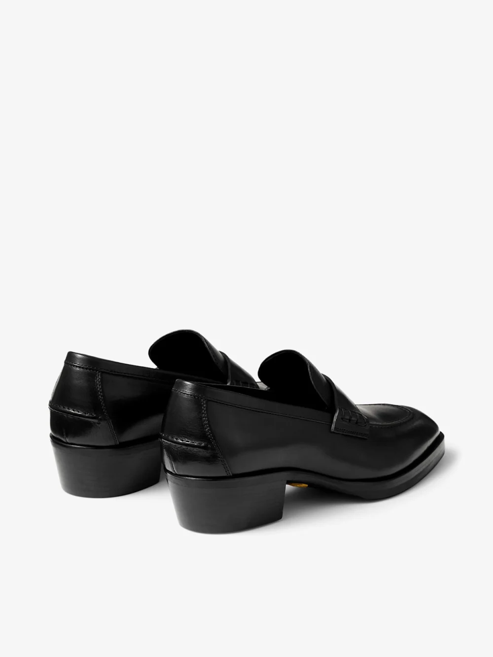 Jimmy Choo Wilder Loafer F Black Buffalo Leather Loafers, another view