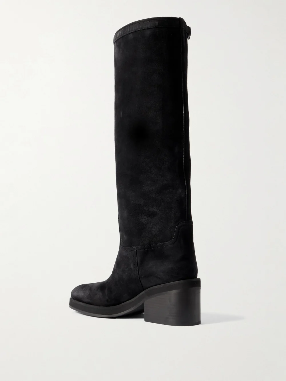 Back view of the Jimmy Choo Yasmin 70 Suede Knee Boots