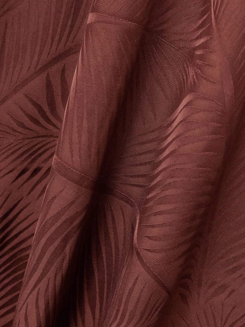 Close-up detail of the Johanna Ortiz Finding Balance Draped Cutout Jacquard Midi Dress