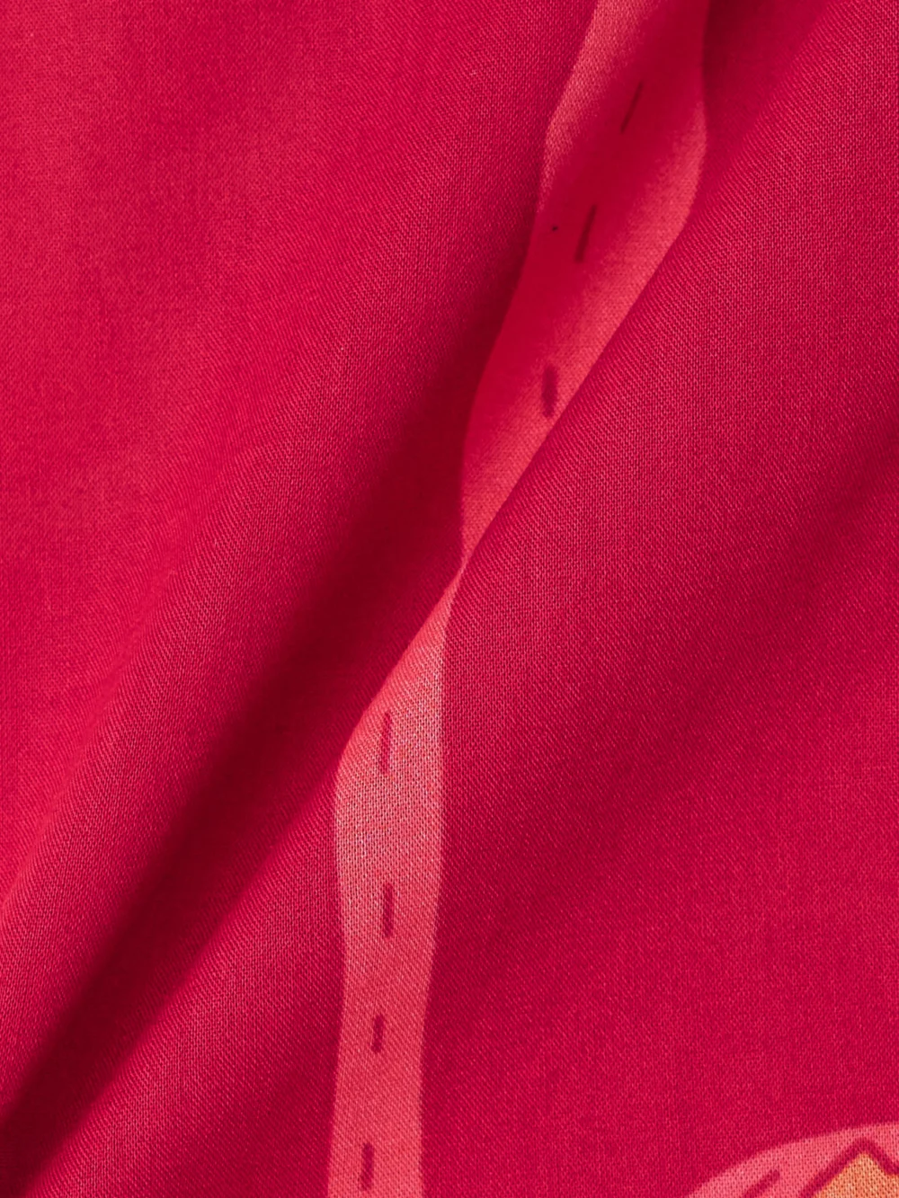 Close-up detail of the Johanna Ortiz Raiz Ritual Strapless Wrap-effect Printed Cotton-poplin Mini Dress