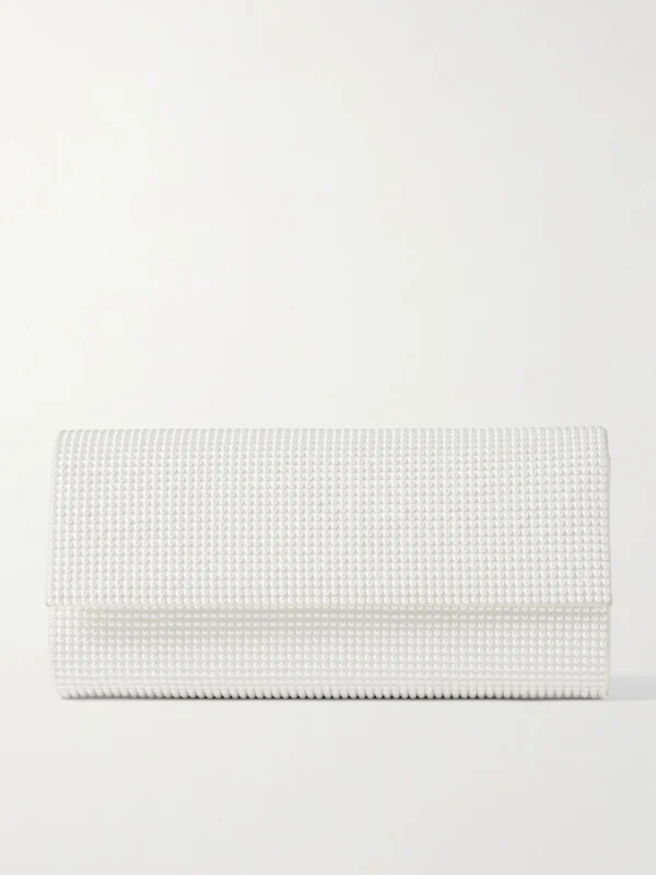 Judith Leiber Couture Perry Embellished Satin Clutch