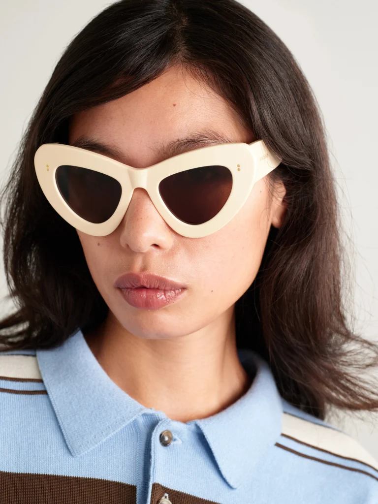 JW Anderson Butterfly Cat-eye Acetate Sunglasses