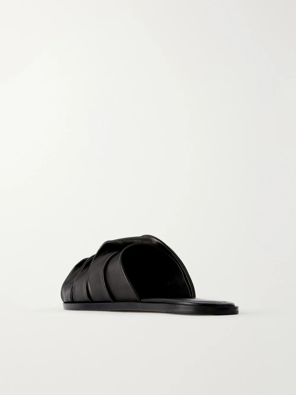 Back view of the JW Anderson Coil Leather Slides