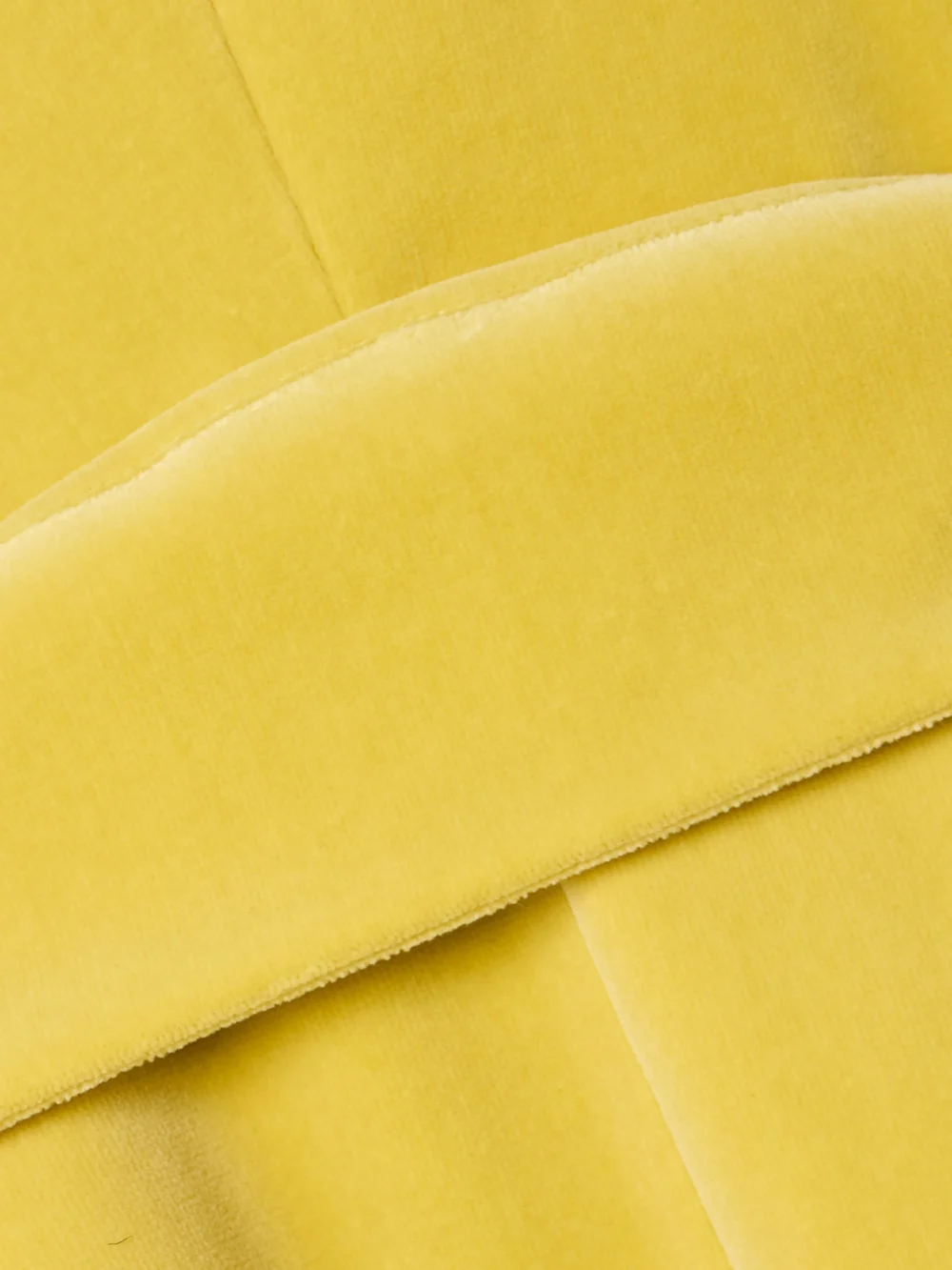 Close-up detail of the JW Anderson Cotton-velvet Midi Dress