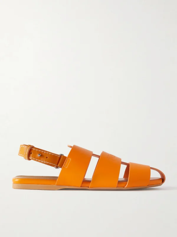 JW Anderson Fisherman Embossed Leather Sandals