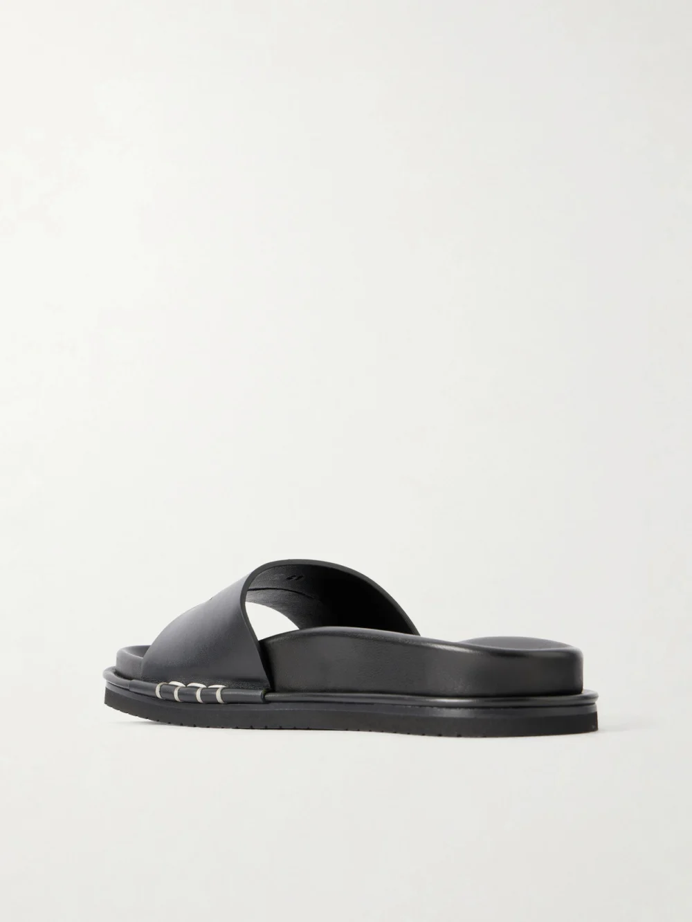 Back view of the JW Anderson Fussbett Leather Slides