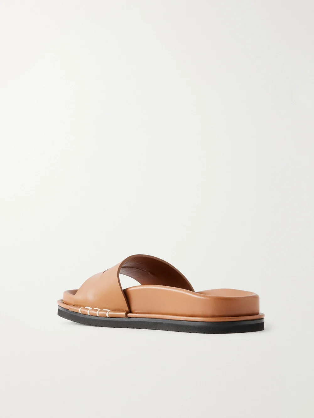 Back view of the JW Anderson Fussbett Leather Slides
