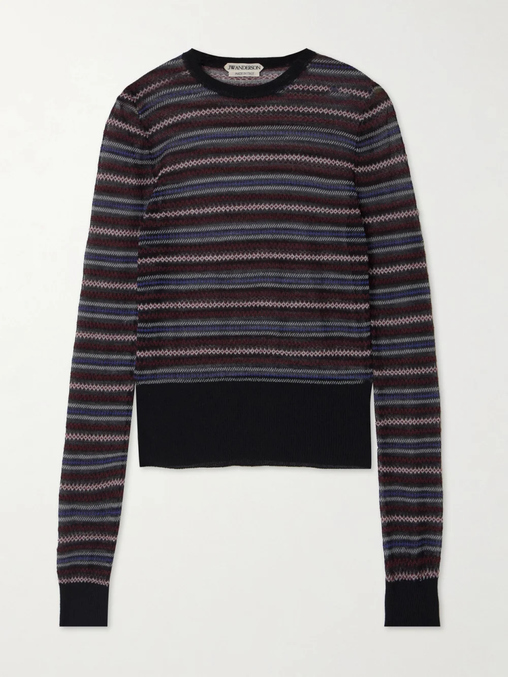 JW Anderson Intarsia-knit Cotton-blend Sweater in multi