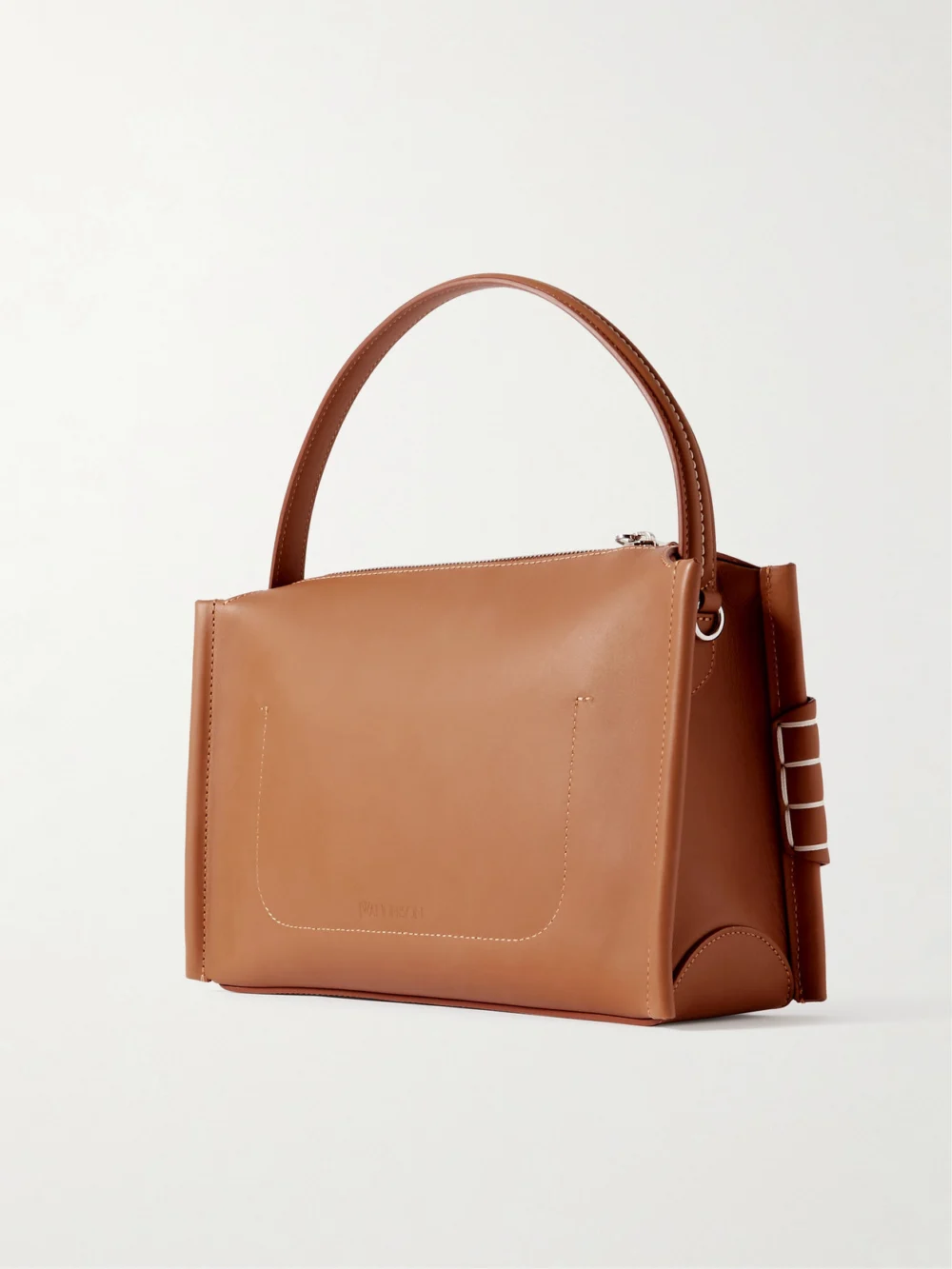 Back view of the JW Anderson Loafer Embroidered Leather Shoulder Bag