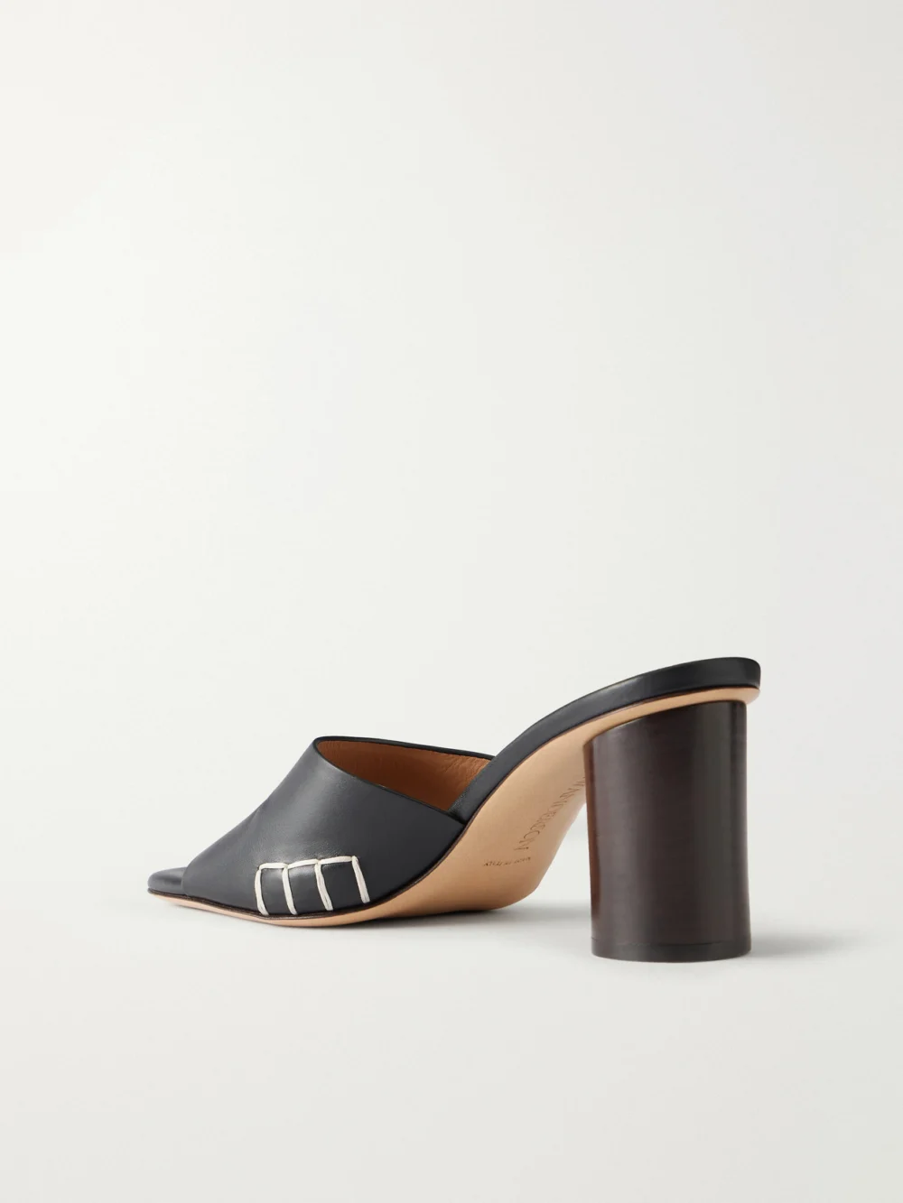 Back view of the JW Anderson Loafer Leather Sandals