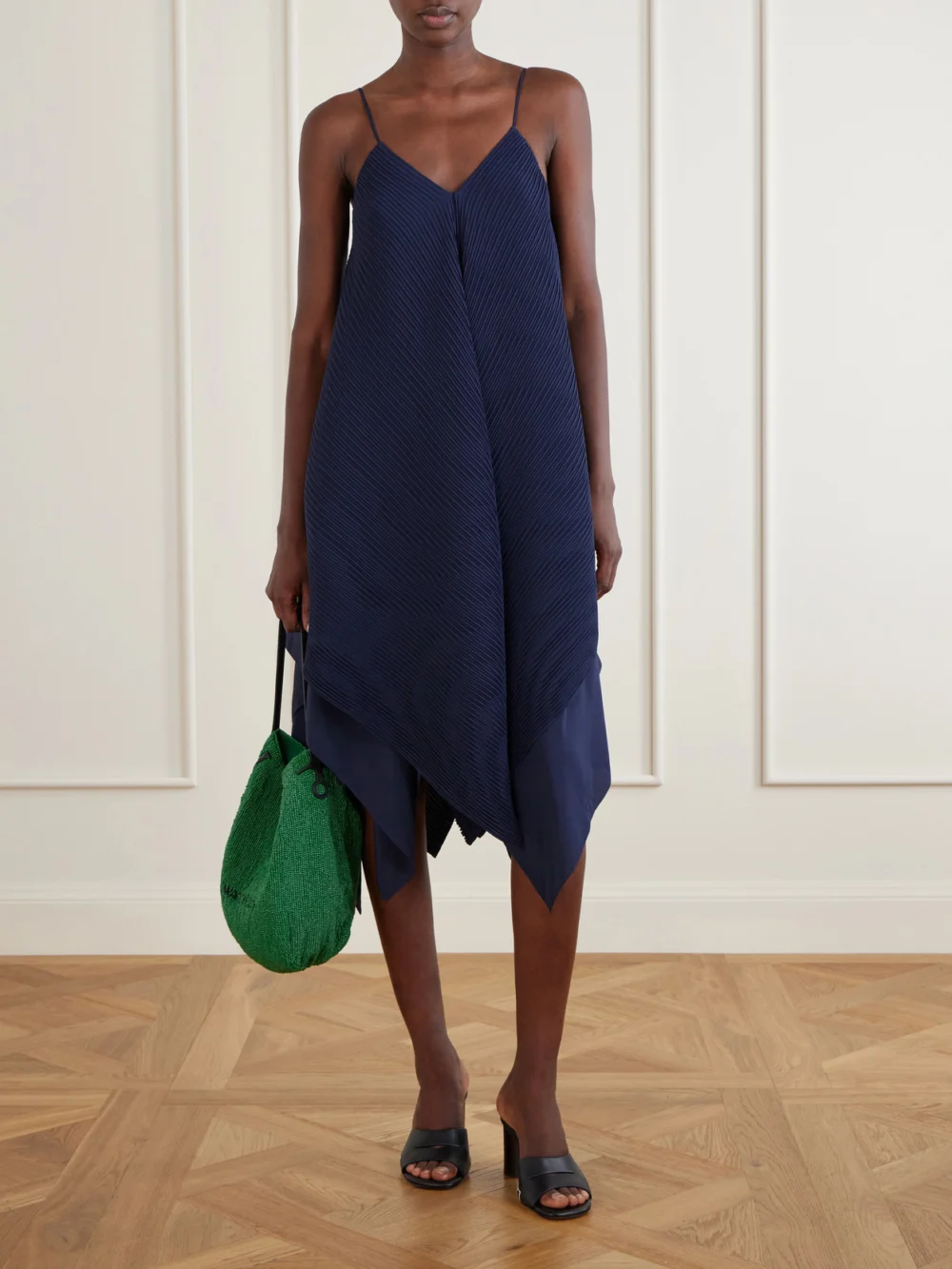 JW Anderson Loafer Leather Sandals, styled view