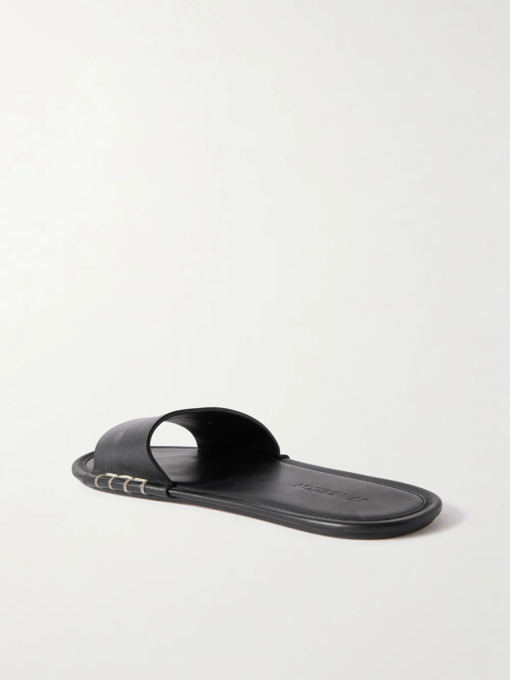 Back view of the JW Anderson Loafer Leather Slides