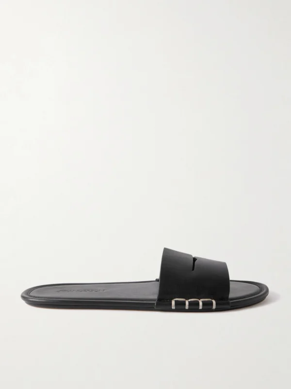 JW Anderson Loafer Leather Slides