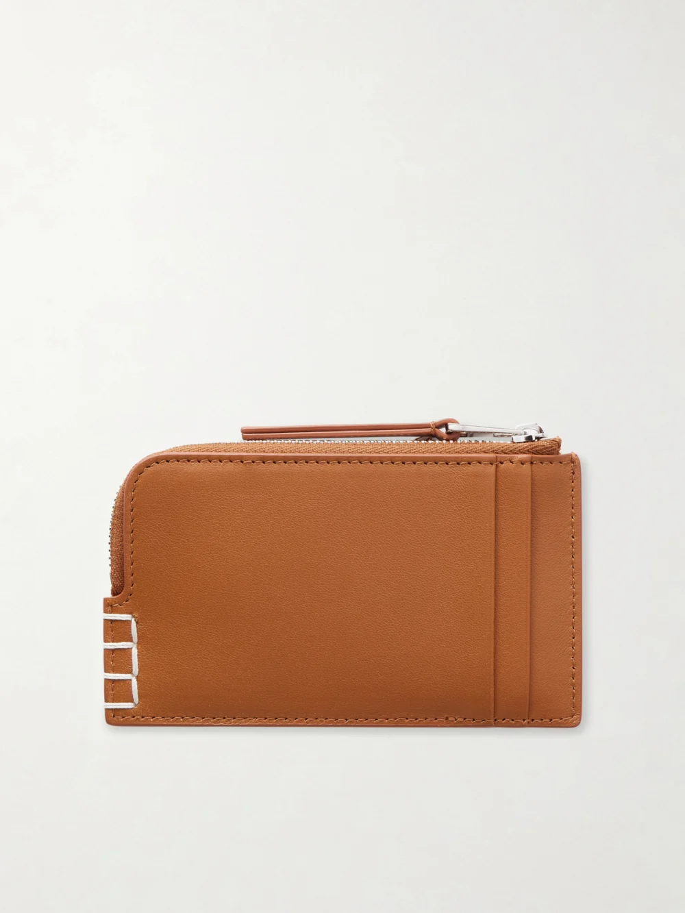 Close-up detail of the JW Anderson Loafer Textured-leather Wallet