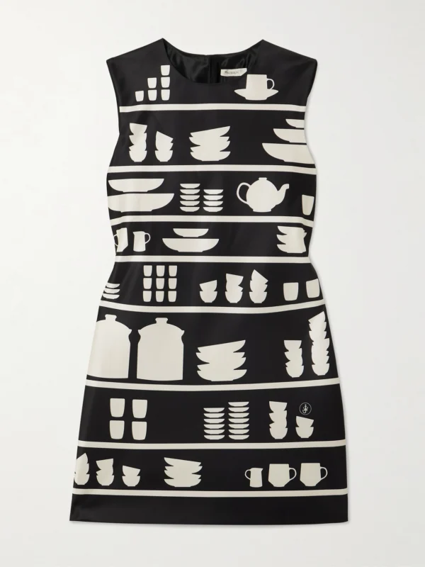 JW Anderson Printed Satin Mini Dress