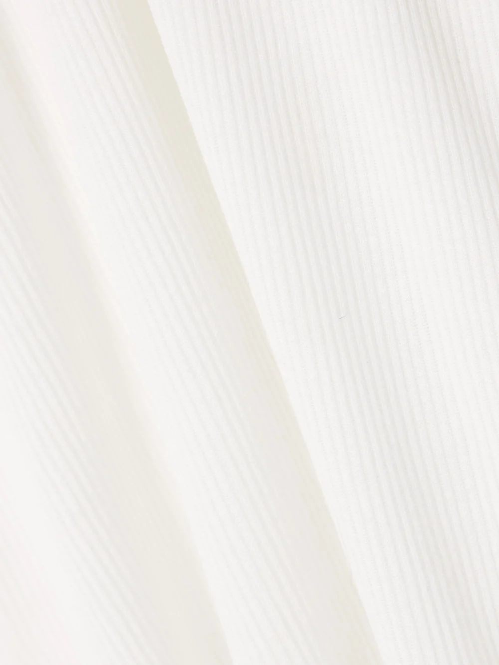 Close-up detail of the JW Anderson Ribbed Modal-jersey T-shirt