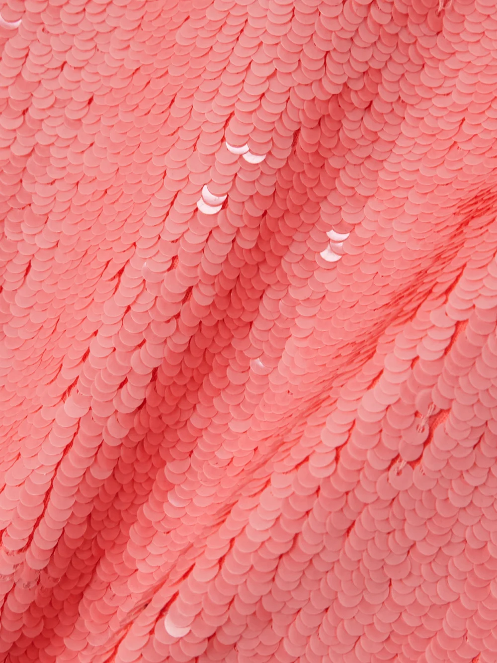 Close-up detail of the JW Anderson Sequined Cotton-jersey Mini Dress