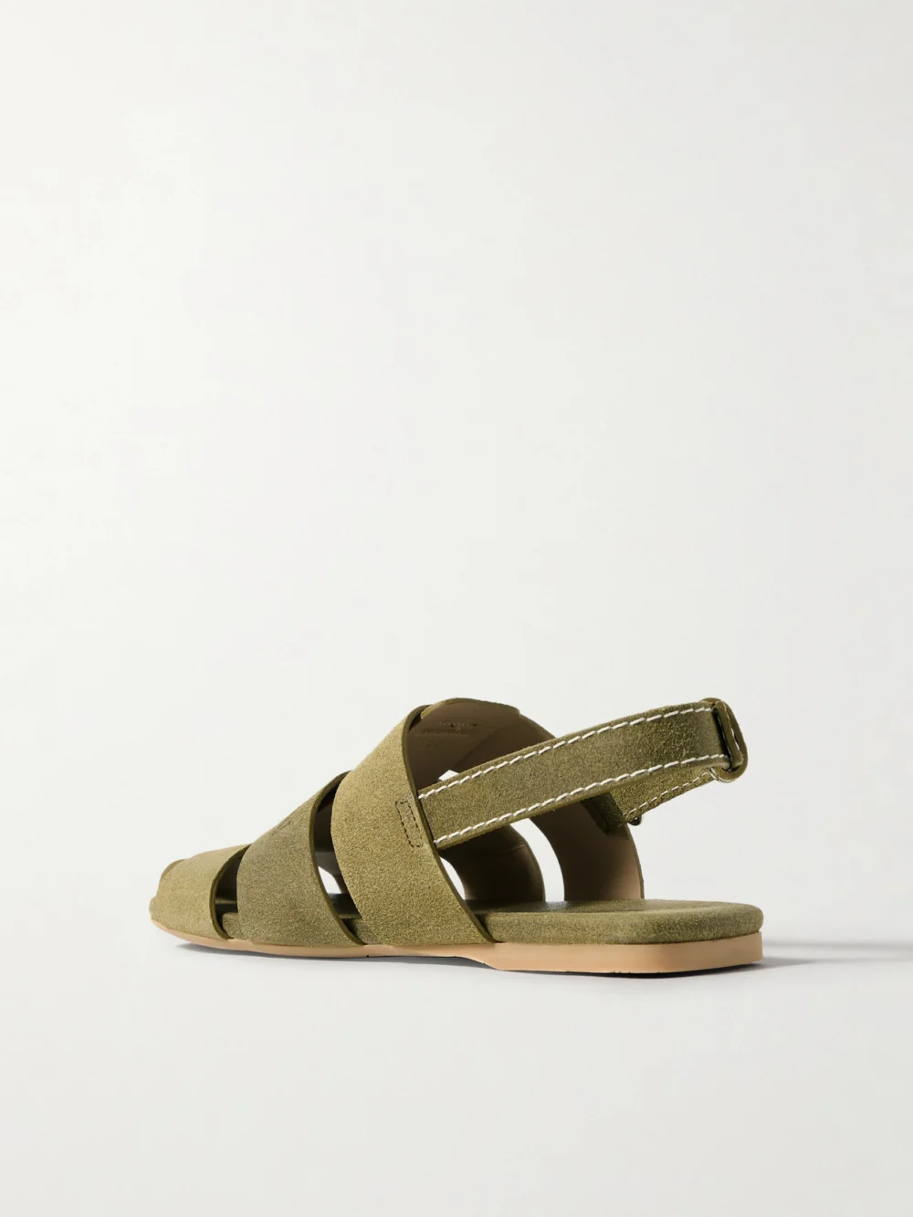 Back view of the JW Anderson Suede Sandals