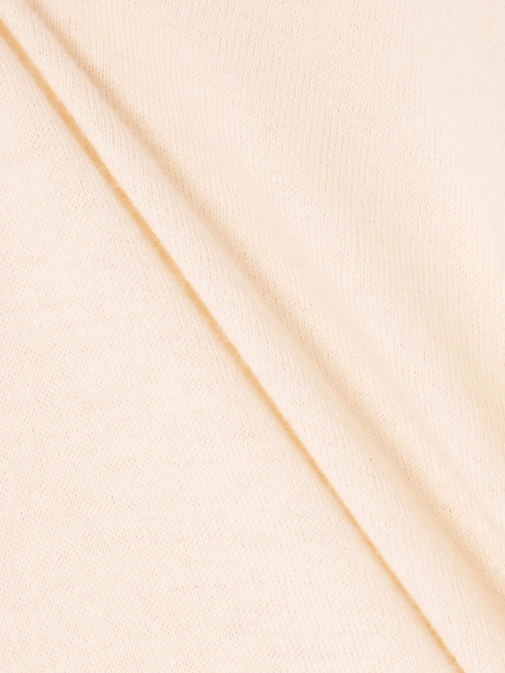 Close-up detail of the JW Anderson Tie-detailed Cotton and Cashmere-blend Tank