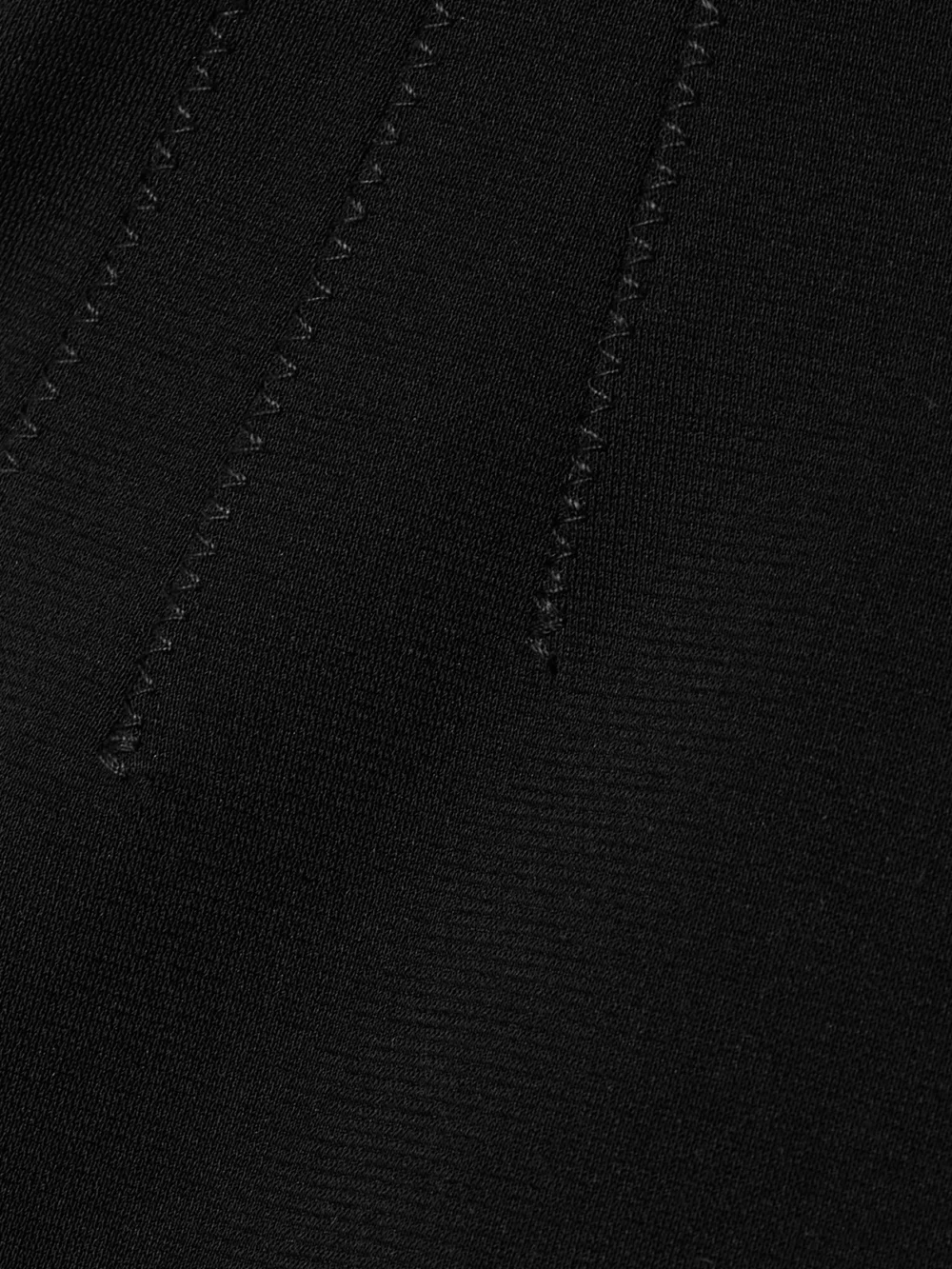 Close-up detail of the Kallmeyer Blaise Strapless Crepe Midi Dress