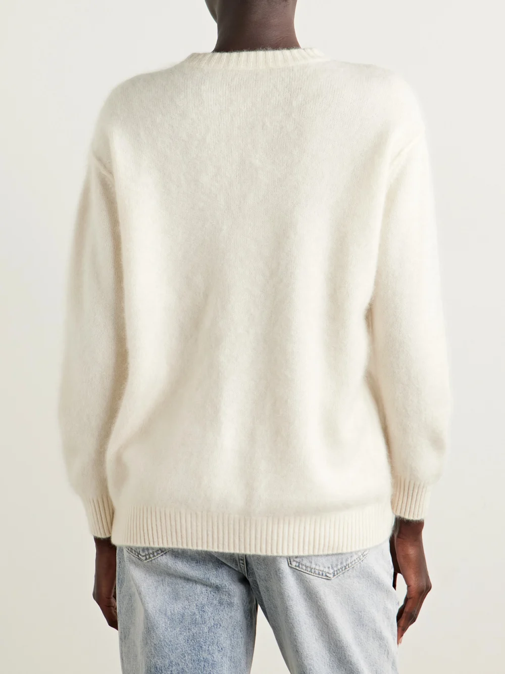 Back view of the Kallmeyer Lena Brushed-cashmere Sweater