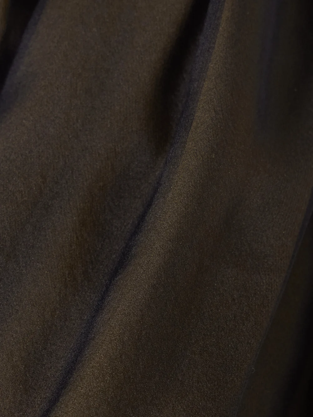 Close-up detail of the Kallmeyer Naia Draped Silk-voile Top