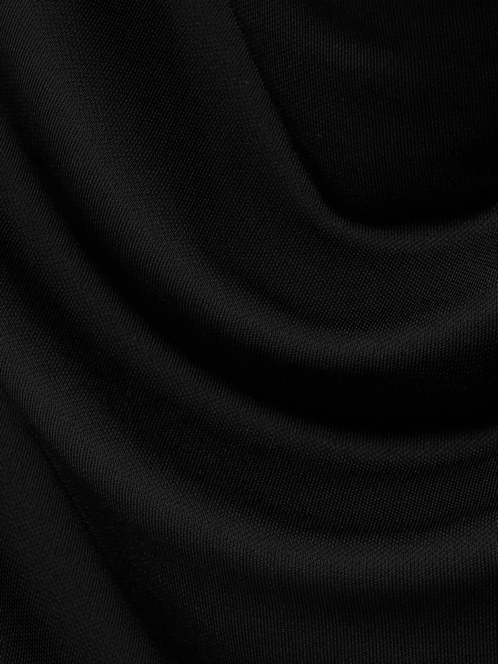Close-up detail of the Kallmeyer Odessa Draped Stretch-jersey Midi Dress