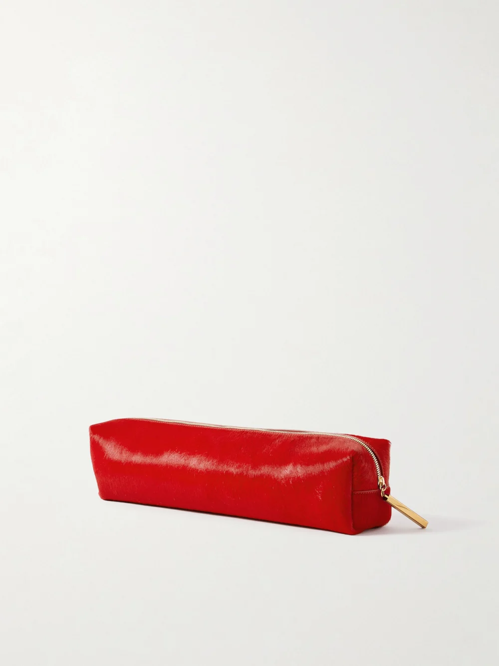 Back view of the Khaite Kye Calf Hair Clutch
