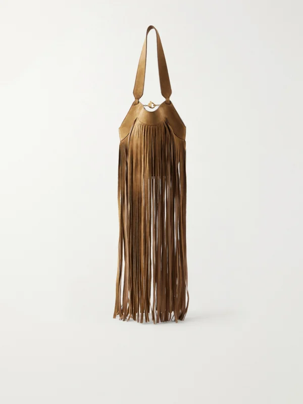 Khaite Lotus Fringed Leather Tote