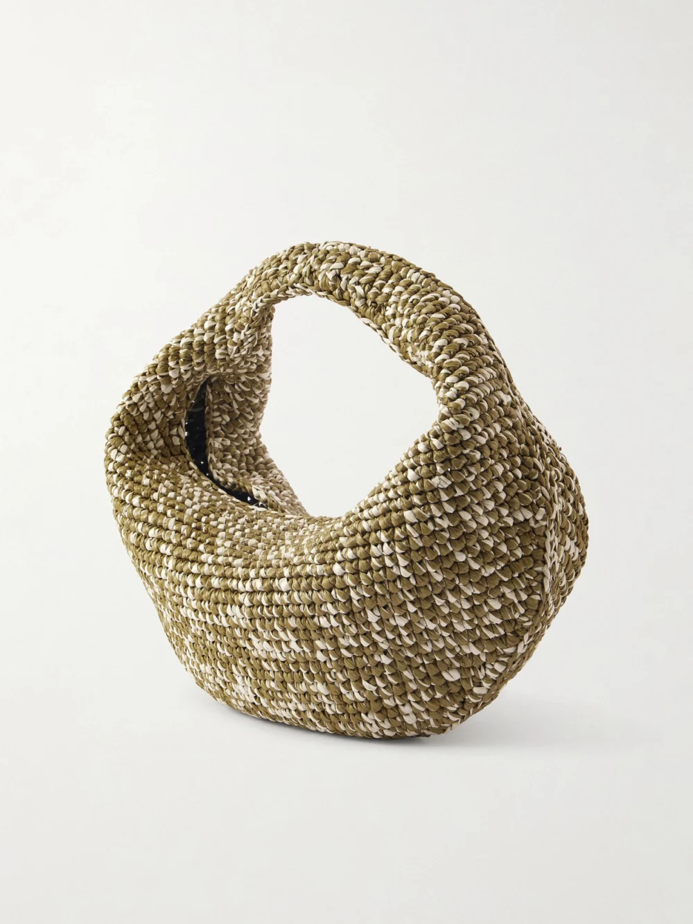 Back view of the Khaite Olivia Medium Woven Top-handle Bag