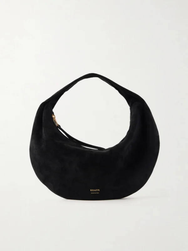 Khaite Olivia Mini Suede Top-handle Bag
