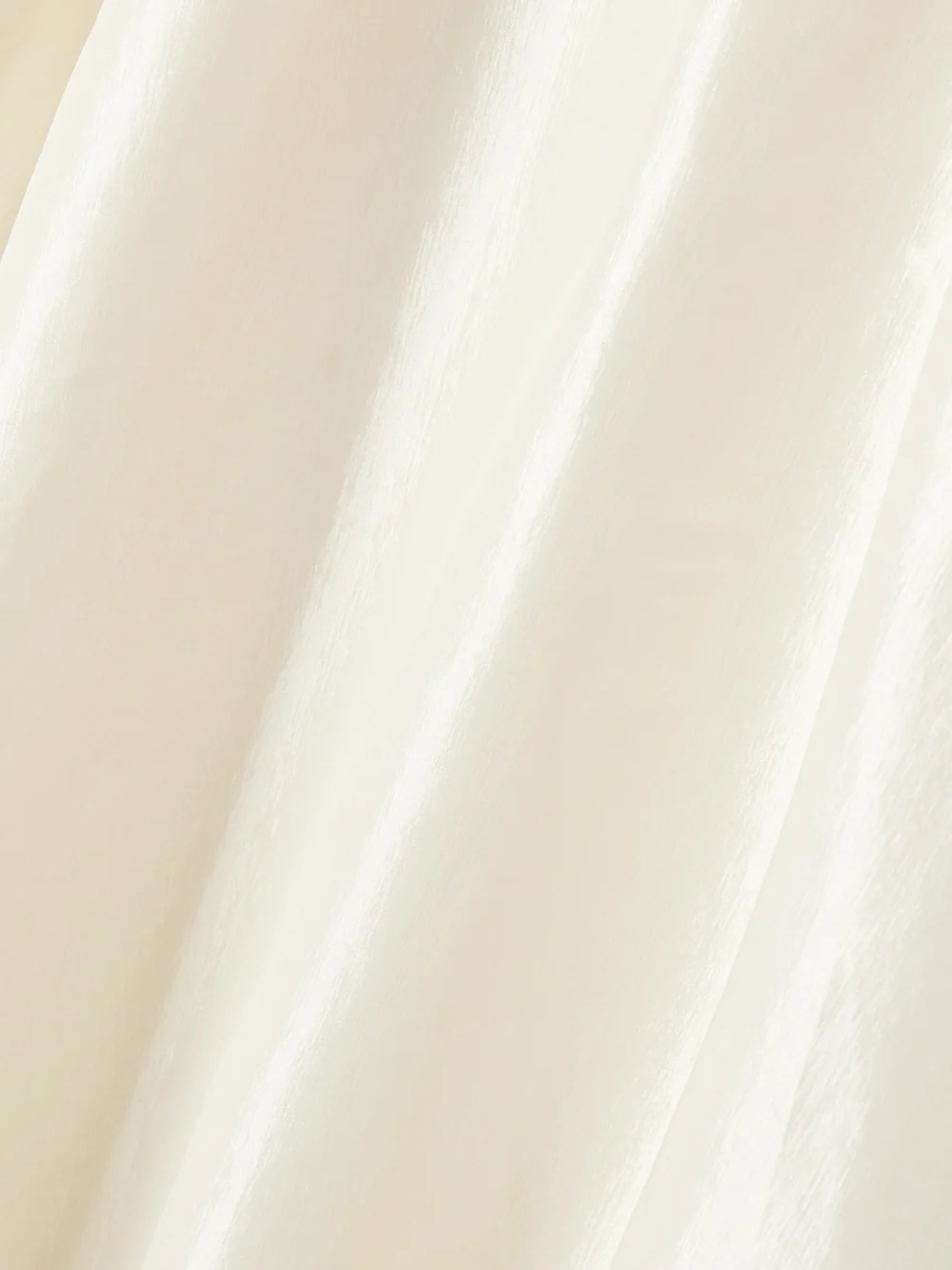 Close-up detail of the Kika Vargas Roberta Cold-shoulder Taffeta Midi Dress