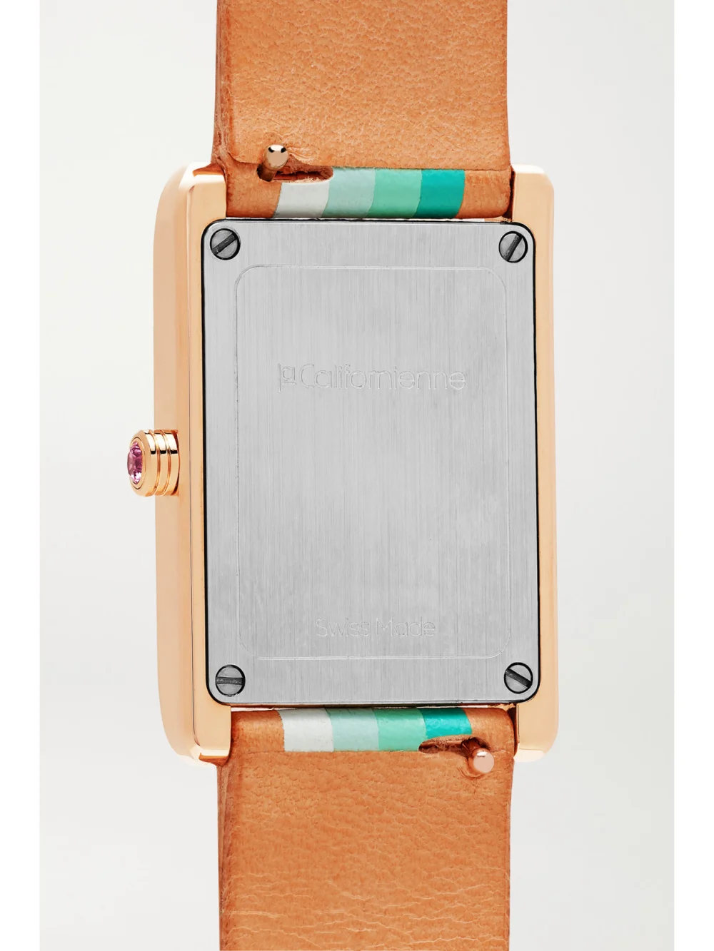 Back view of the La Californienne Daybreak Rose Gold-plated Watch