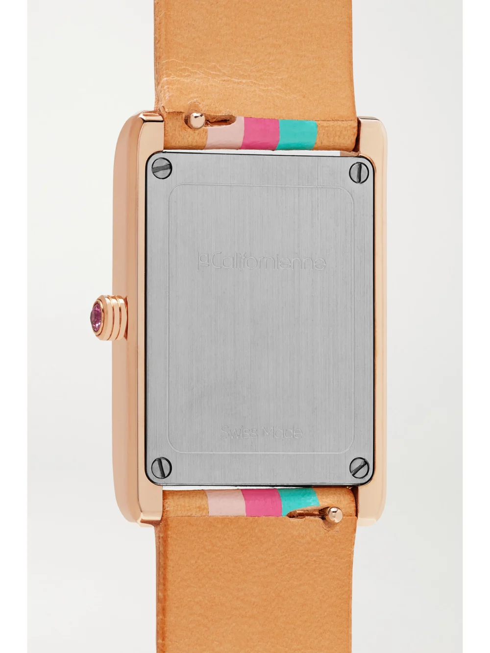 Back view of the La Californienne Daybreak Rose Gold-plated Watch