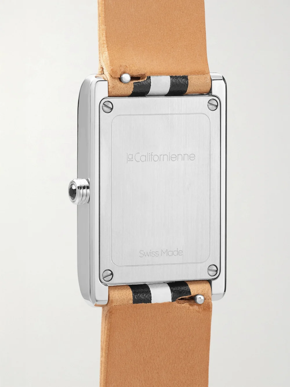 Back view of the La Californienne Daybreak Stainless Steel Watch