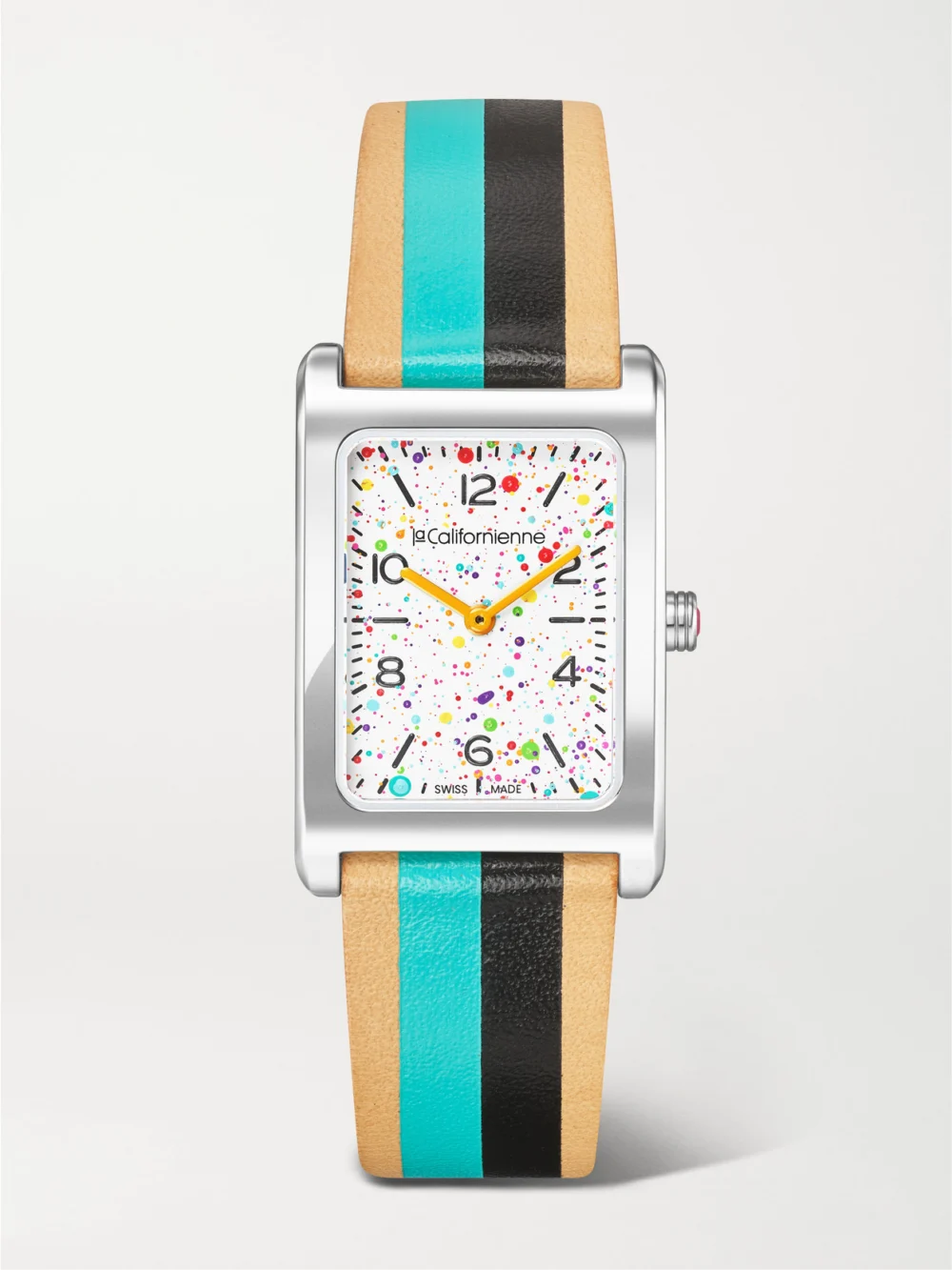 La Californienne + the Dial Artist Daybreak Stainless Steel Watch in blue