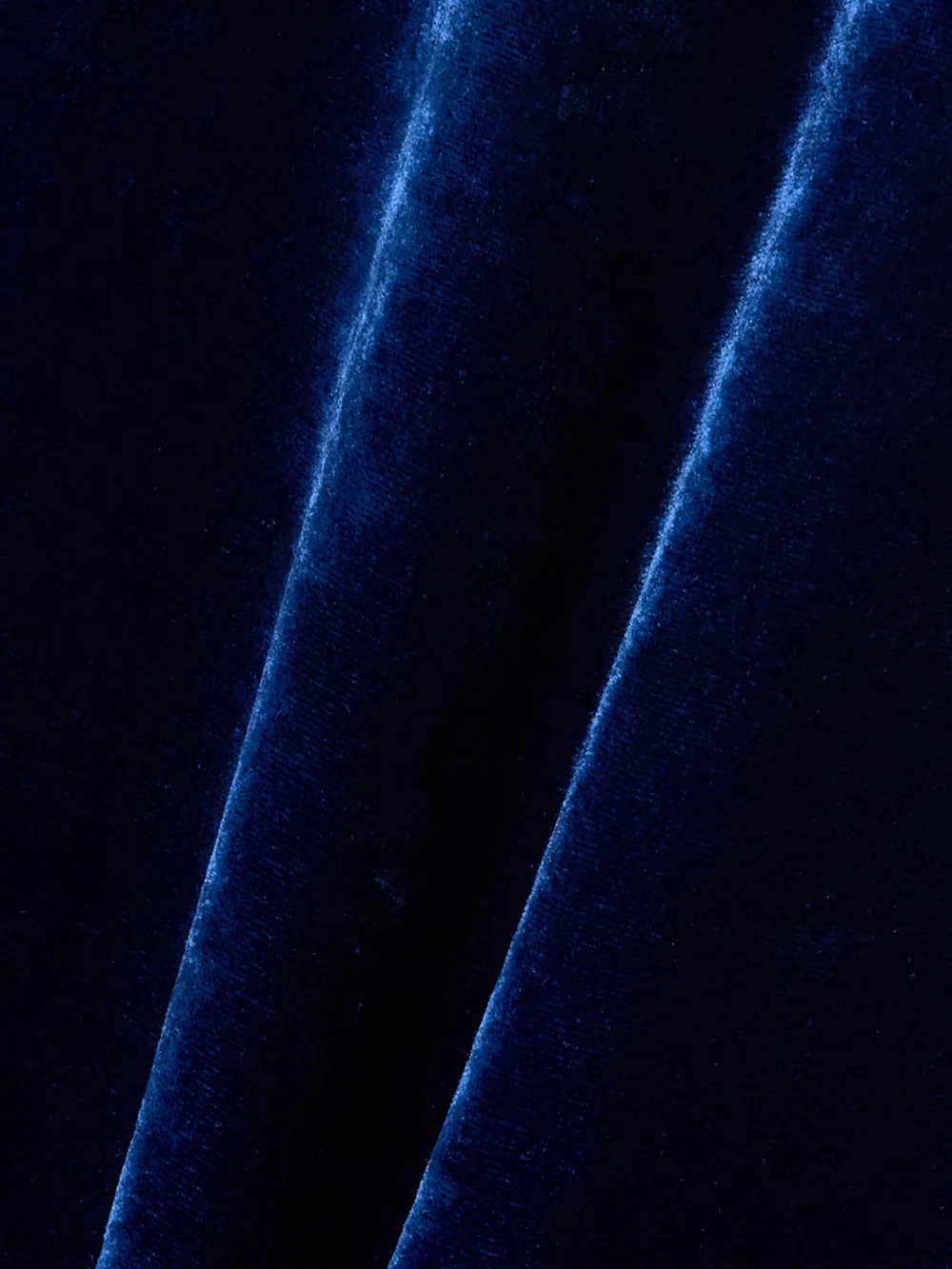 Close-up detail of the Lanvin Asymmetric Velvet Skirt